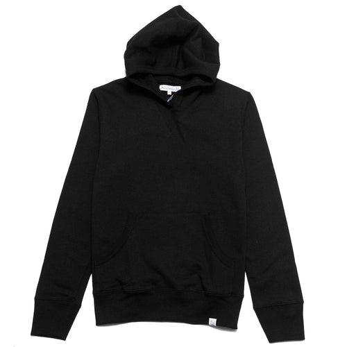 Merz B. Schwanen 382 Hooded Sweater Deep Black at shoplostfound, front