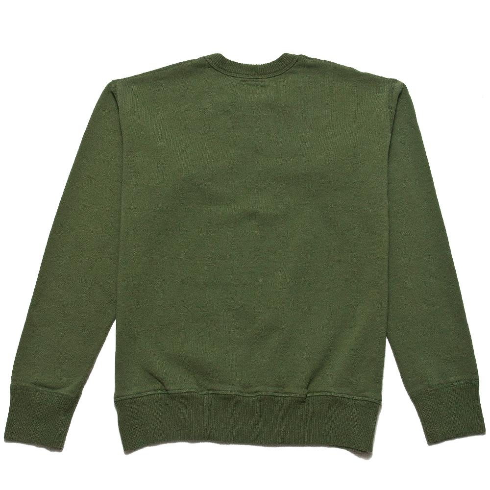 National Athletic Goods Aged Olive Single V Warmup at shoplostfound, back