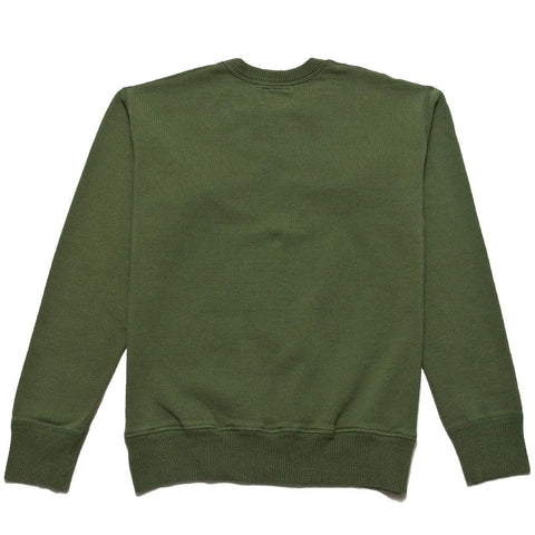 National Athletic Goods Aged Olive Single V Warmup at shoplostfound, front