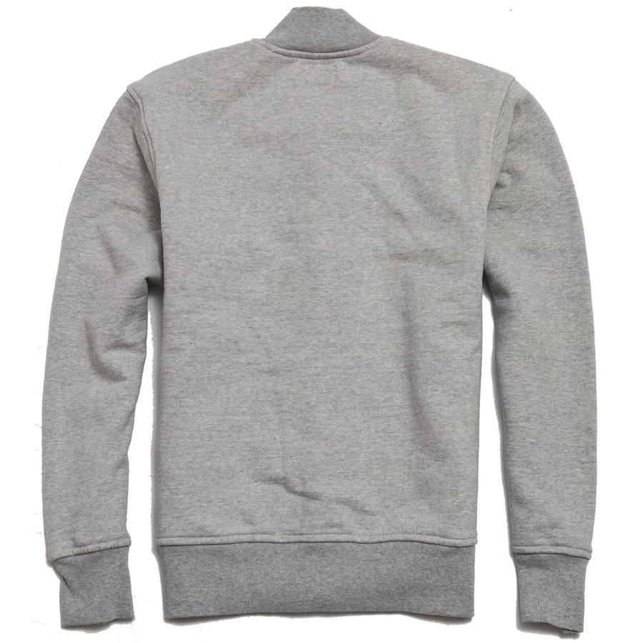 National Athletic Goods Stadium Jacket Light Grey at shoplostfound in Toronto, back