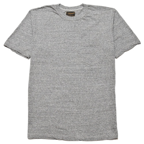 National Athletic Goods Pocket Tee Sport Grey at shoplostfound, front