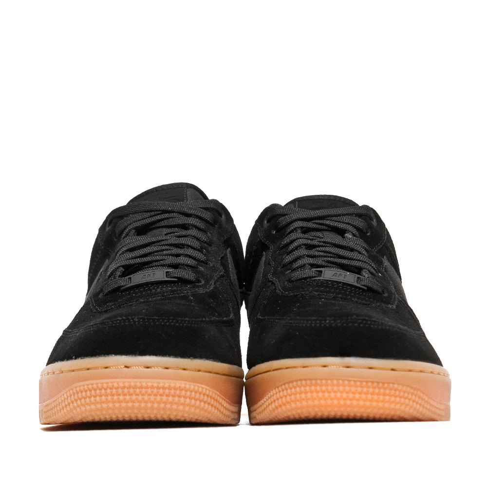 Nike Air Force 1 '07 LV8 Suede Black at shoplostfound, front