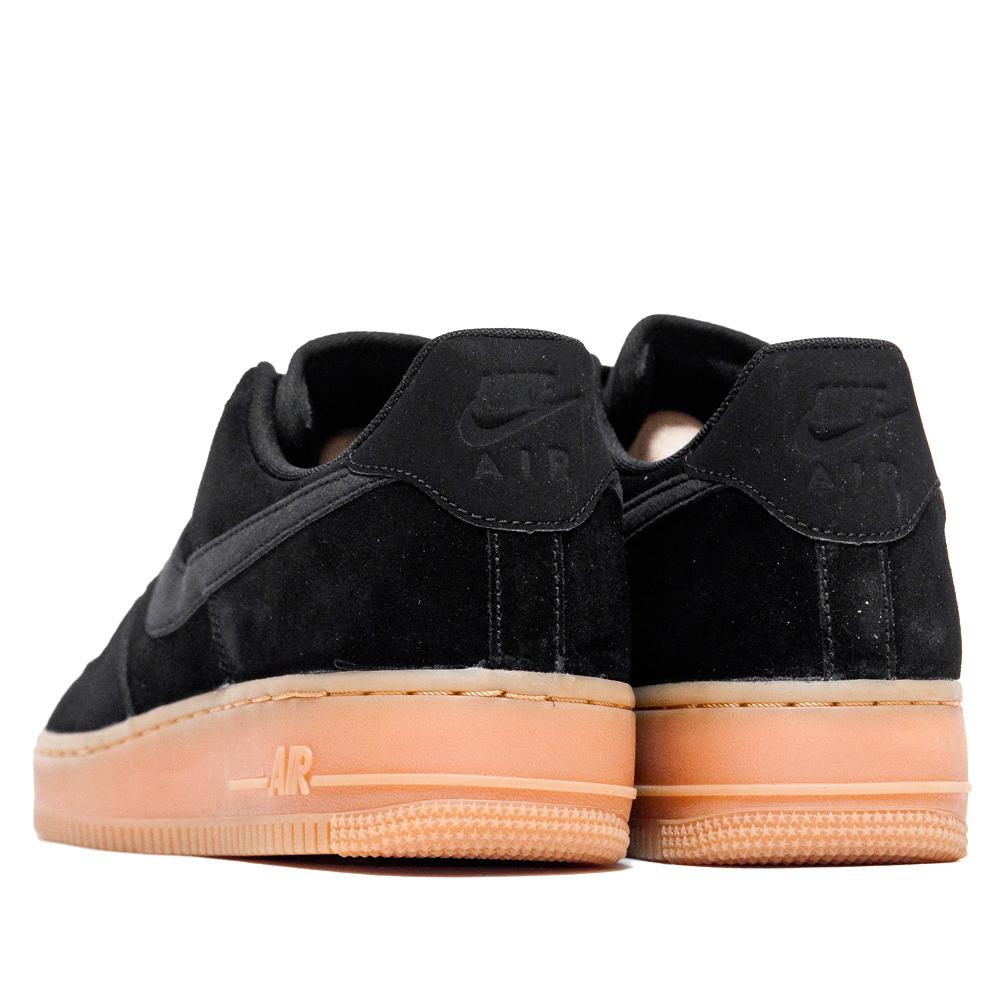 Nike Air Force 1 '07 LV8 Suede Black at shoplostfound, back