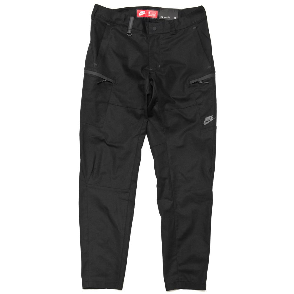 Nike Sportswear Bonded Bonded Woven Pant Black at shoplostfound, front