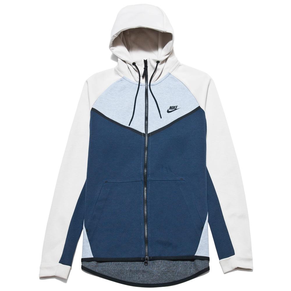 Nike Sportswear Tech Fleece Windrunner Glacier Grey at shoplostfound, front