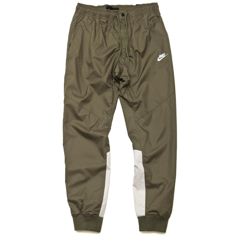 Nike Windrunner Pants Dark Green at shoplostfound, front