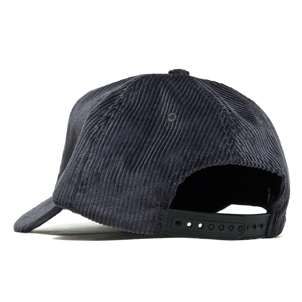 Norse Projects 6 Panel Corduroy Cap Mouse Grey at shoplostfound, back