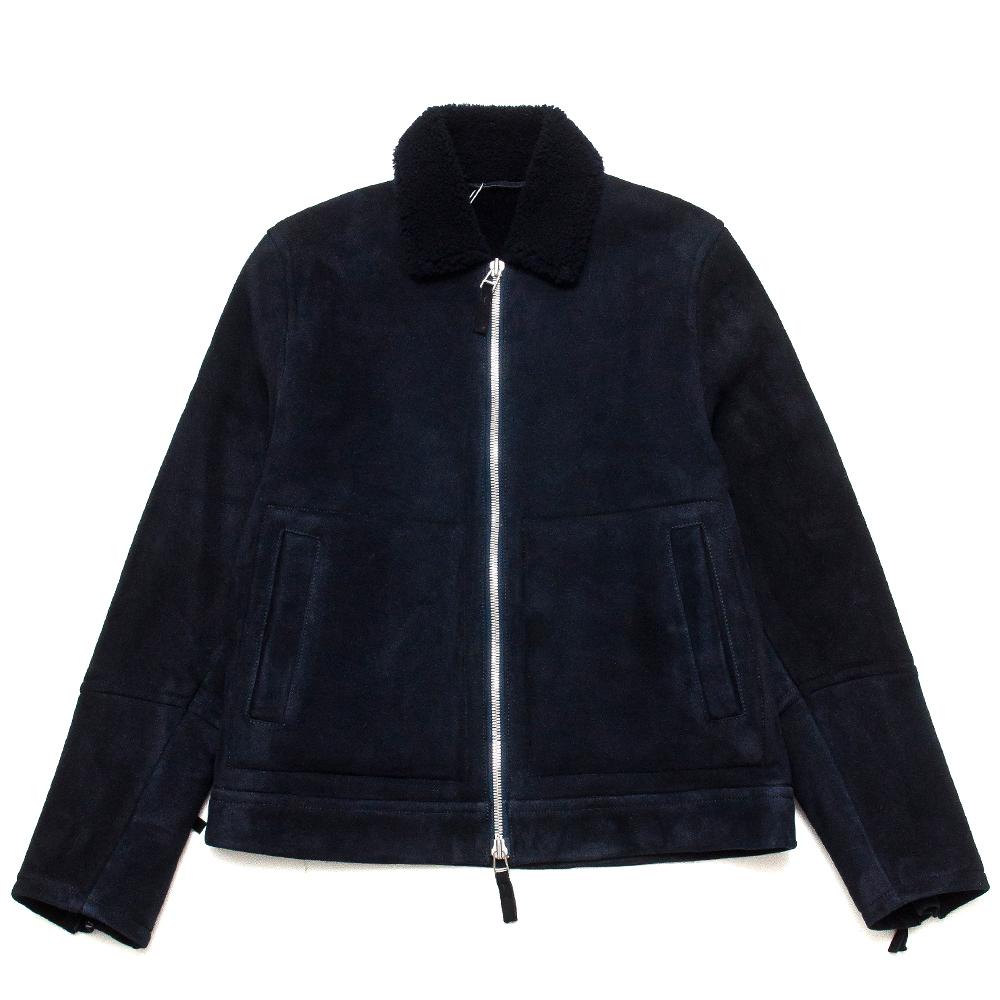 Norse Projects Elliot Shearling Navy at shoplostfound, front