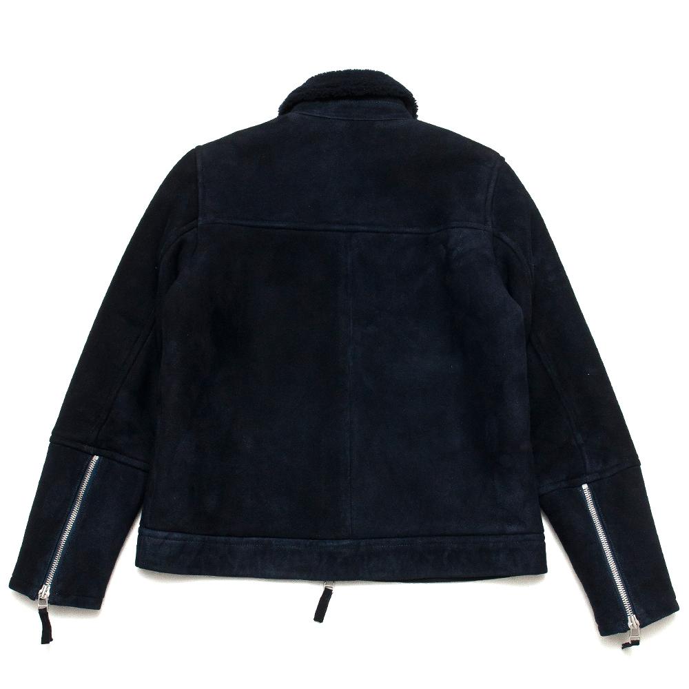 Norse Projects Elliot Shearling Navy at shoplostfound, back