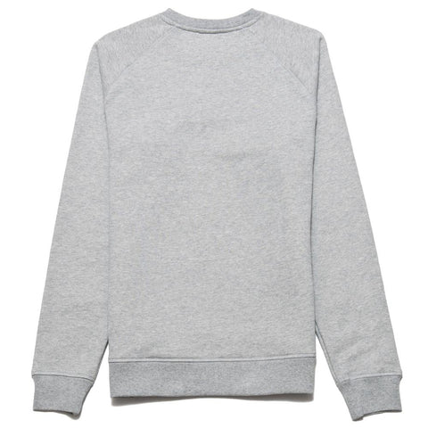 Norse Projects Ketel Crew Embroidery Logo Light Grey Melange at shoplostfound, front