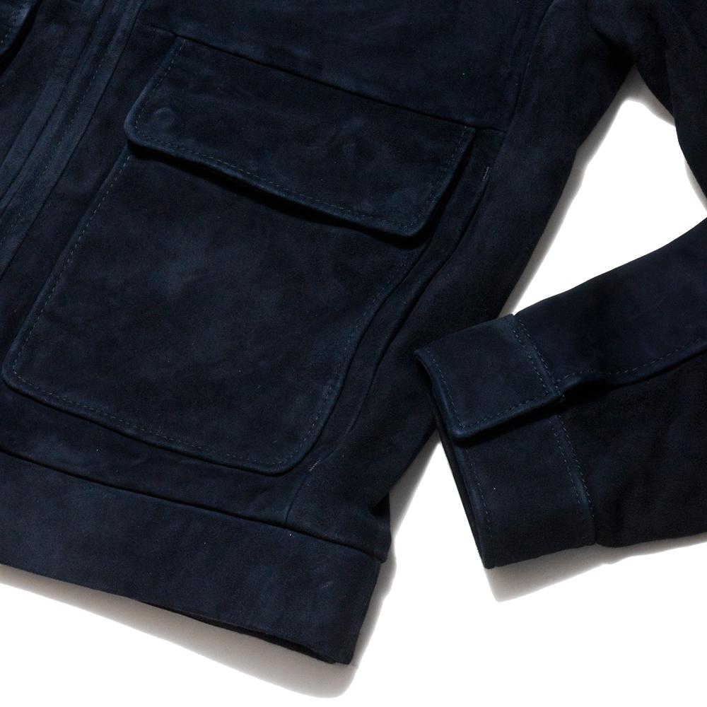 Norse Projects Tyge Suede Navy at shoplostfound, cuff