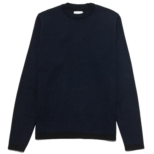 Norse Projects Verner Double Faced Dark Navy at shoplostfound, front