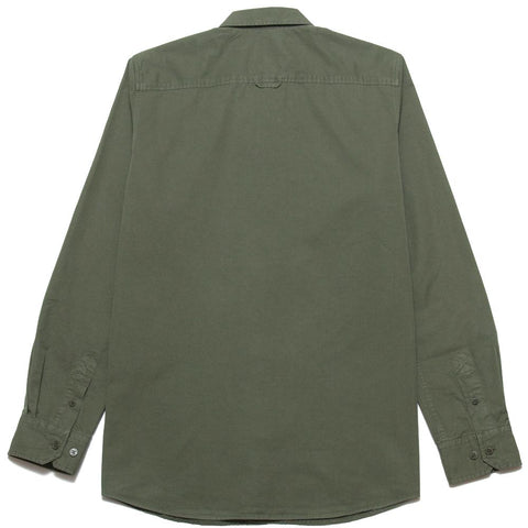 Norse Projects Villads Light Twill Dried Olive at shoplostfound, front