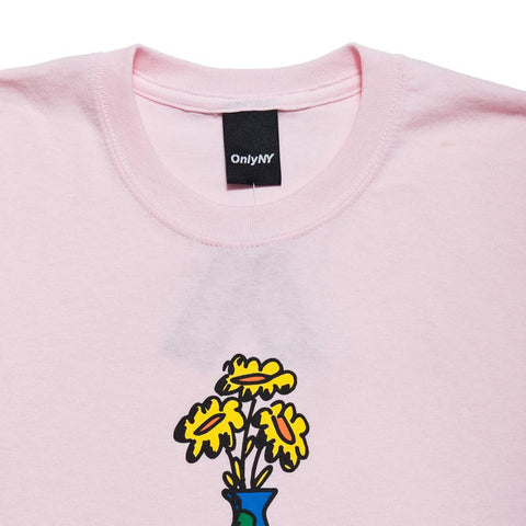 Only NY Dandelion T-Shirt Pink at shoplostfound, front