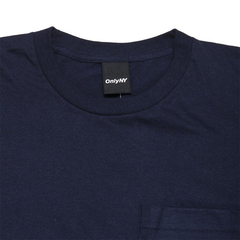 Only NY Midtown Pocket T-Shirt Navy at shoplostfound, front