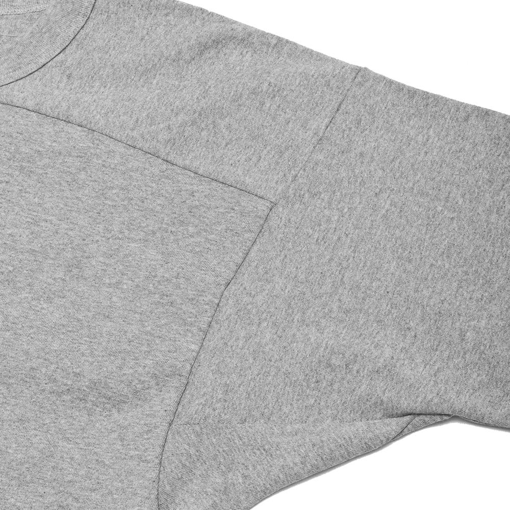 PAA Long Sleeve Football Tee Heather Grey at shoplostfound, arm