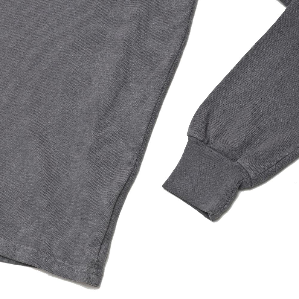 PAA Long Sleeve Pocket Tee Smoke Grey at shoplostfound, cuff