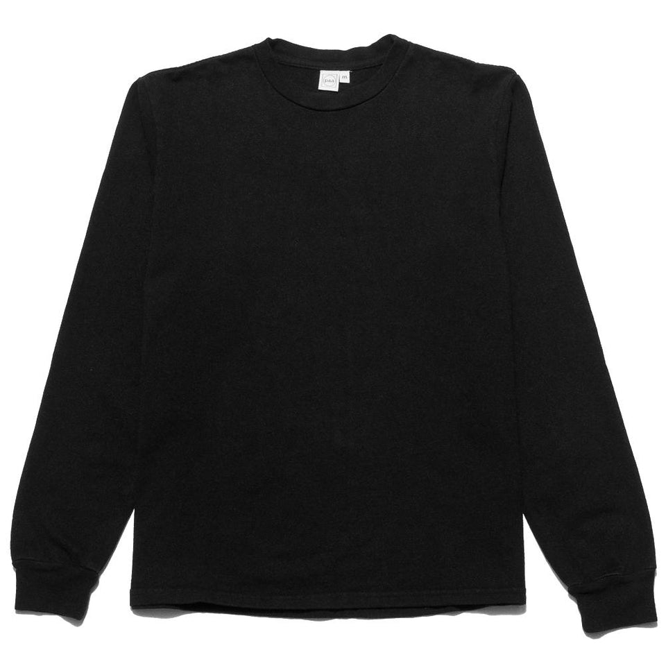 PAA Long Sleeve Tee Black at shoplostfound, front