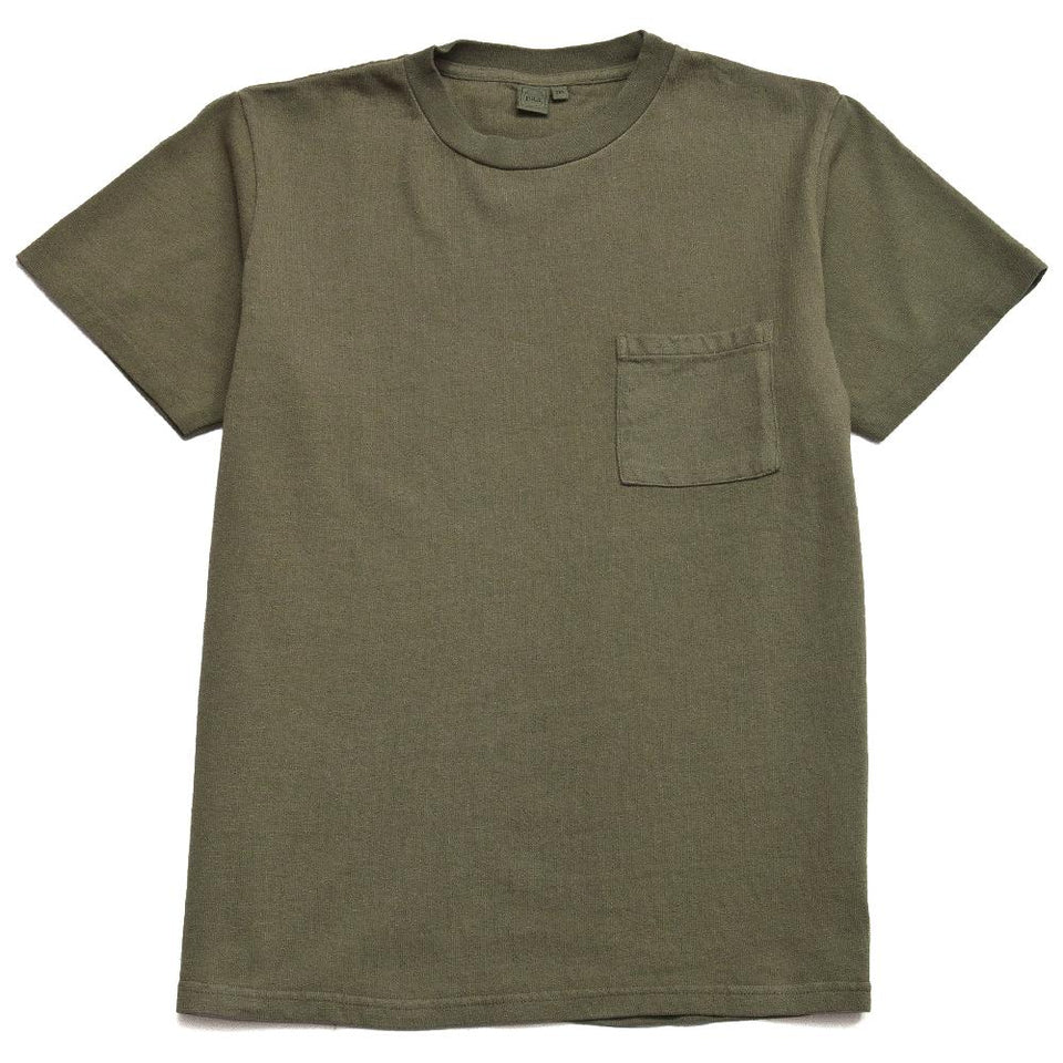 PAA Pocket Tee Olive at shoplostfound, front