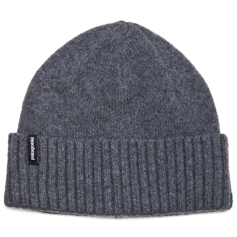 Patagonia Brodeo Beanie Feather Grey at shoplostfound, front