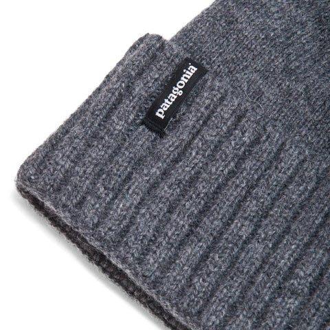Patagonia Brodeo Beanie Feather Grey at shoplostfound, front
