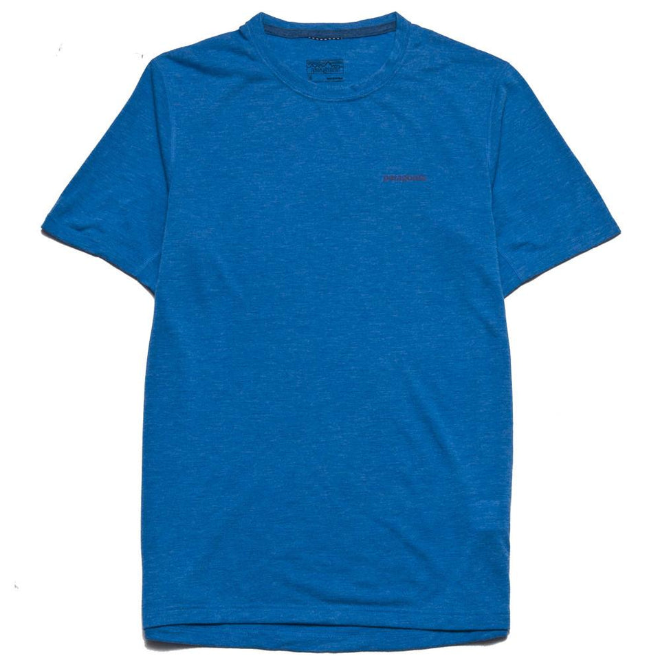 Patagonia SS Nine Trails Shirt Andes Blue at shoplostfound, front