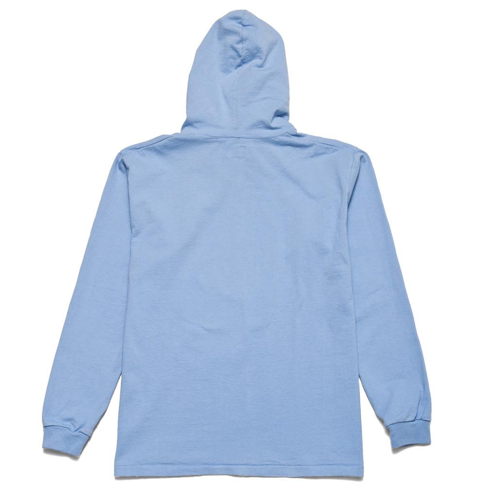 Rocky Mountain Featherbed LS Tee Hoodie Sax at shoplostfound, back