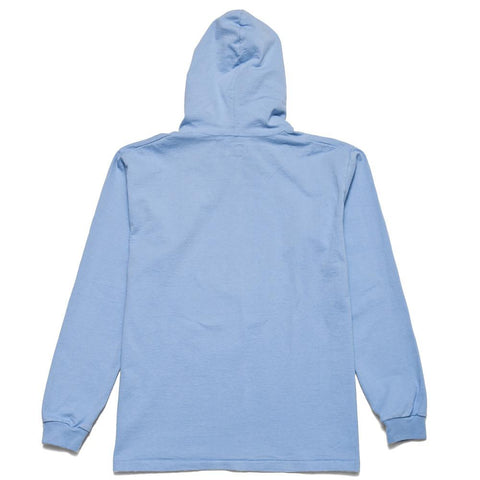 Rocky Mountain Featherbed LS Tee Hoodie Sax at shoplostfound, front