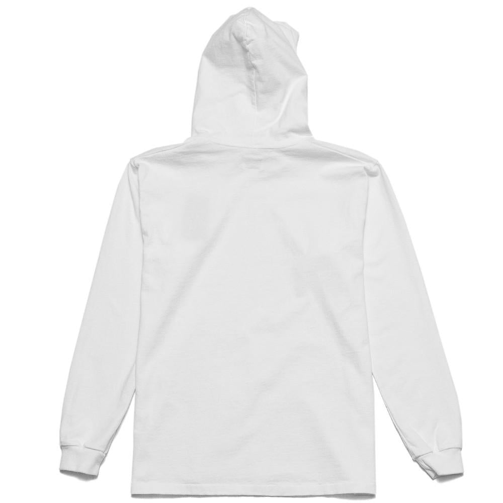 Rocky Mountain Featherbed LS Tee Hoodie White at shoplostfound, back