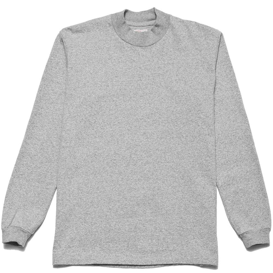 Rocky Mountain Featherbed Mock Neck LS Tee Grey at shoplostfound, front
