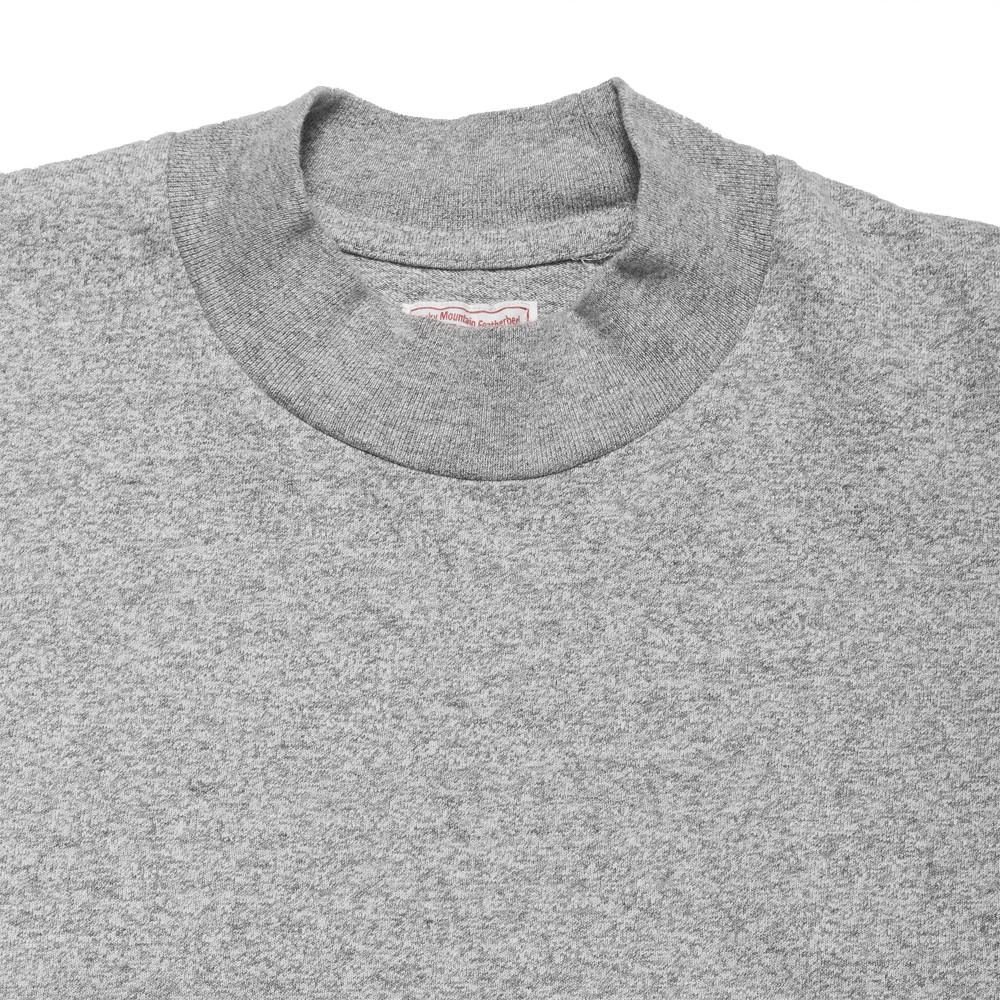 Rocky Mountain Featherbed Mock Neck LS Tee Grey at shoplostfound, neck