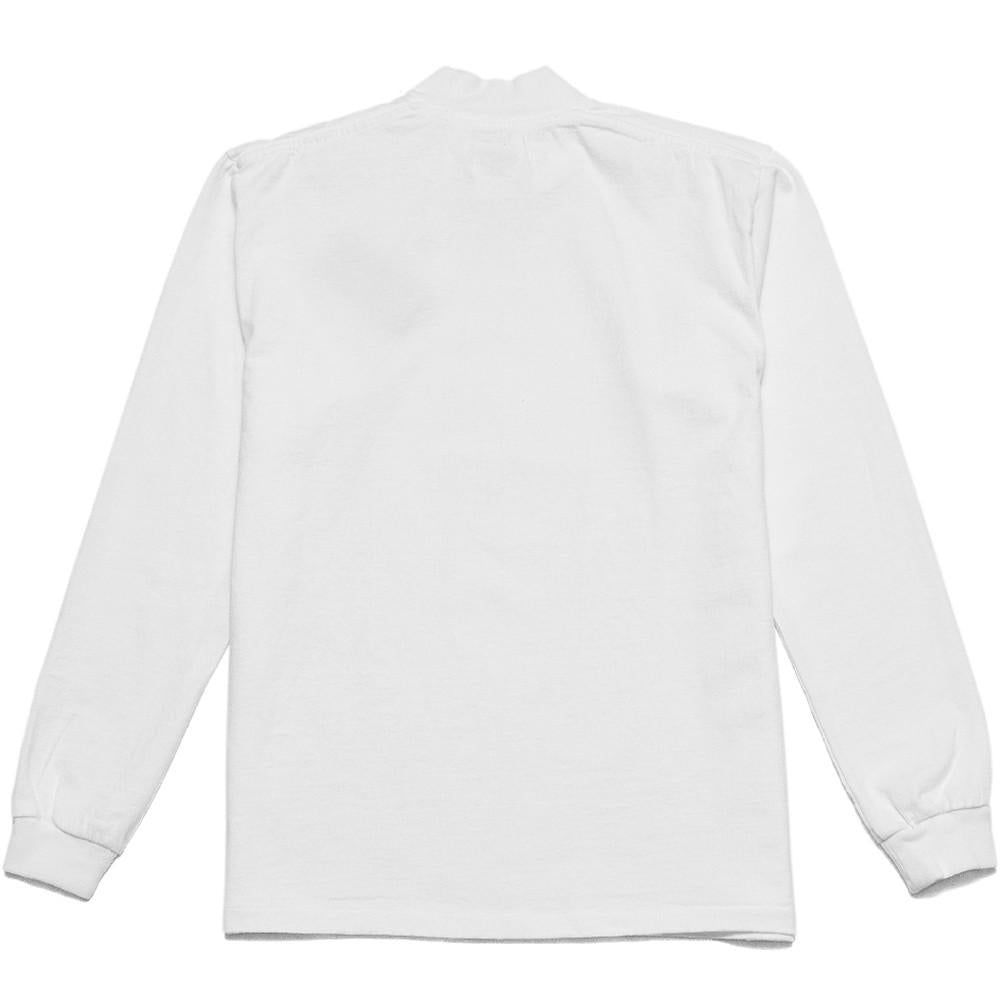 Rocky Mountain Featherbed Mock Neck LS Tee White at shoplostfound, back