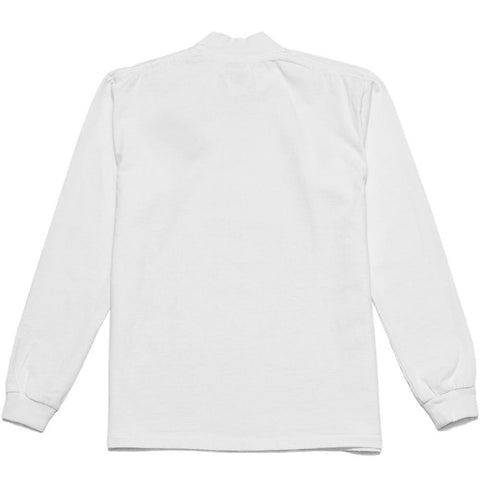 Rocky Mountain Featherbed Mock Neck LS Tee White at shoplostfound, front