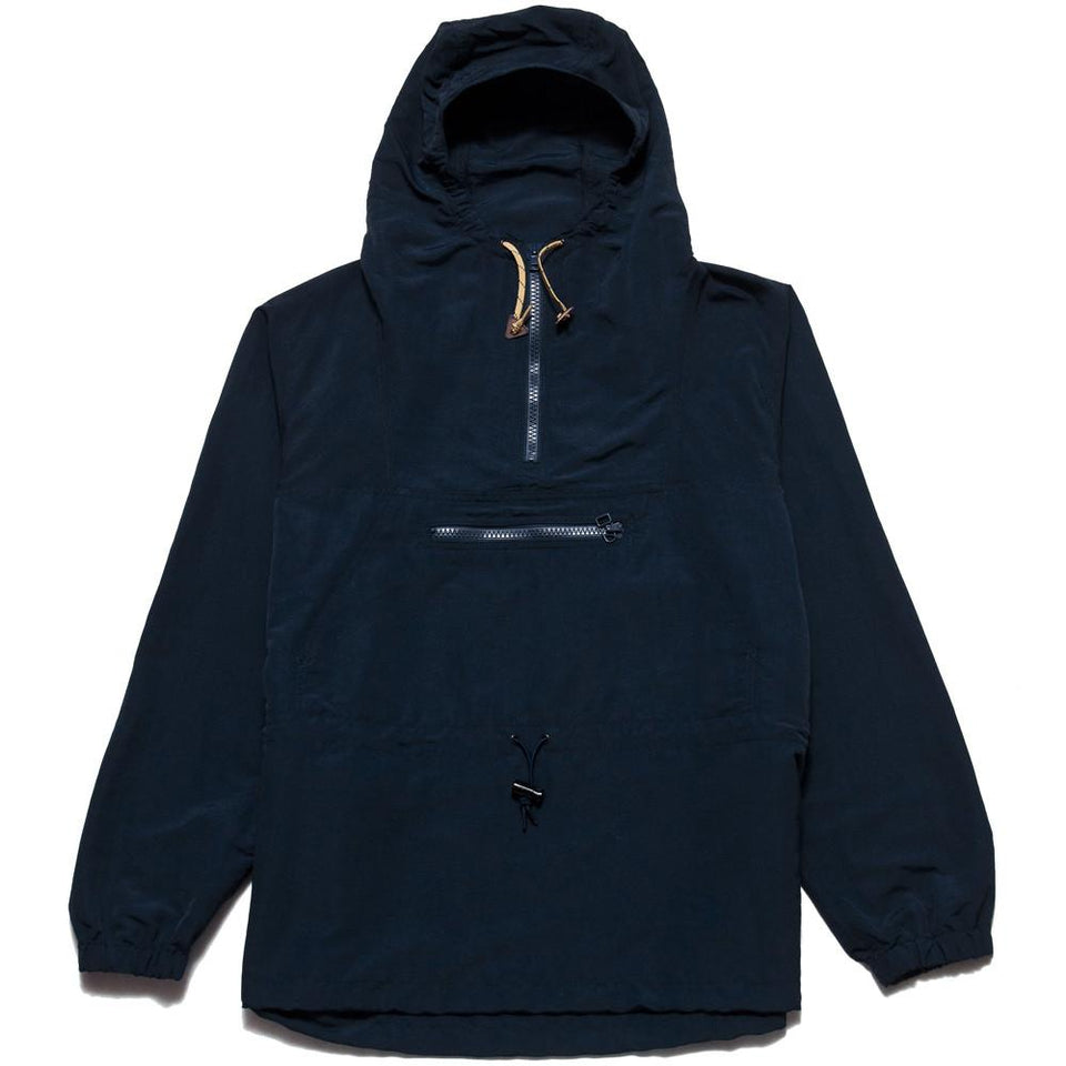 Rocky Mountain Featherbed Pullover Parka Navy at shoplostfound, front