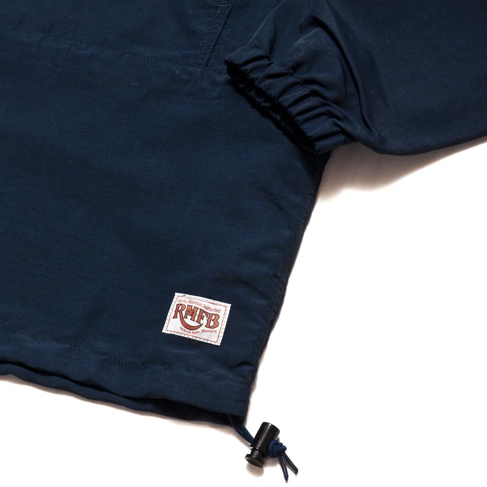 Rocky Mountain Featherbed Pullover Parka Navy at shoplostfound, detail