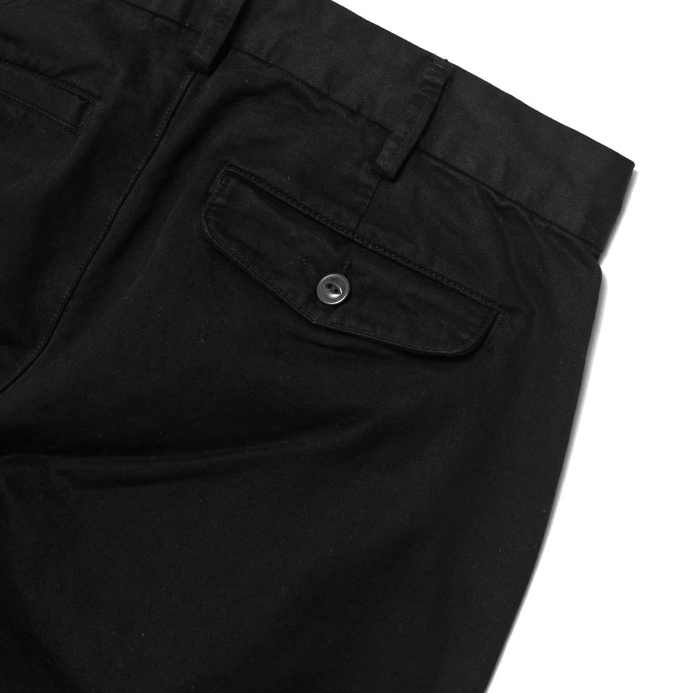 Save Khaki United Classic Twill Trouser Black at shoplostfound, detail