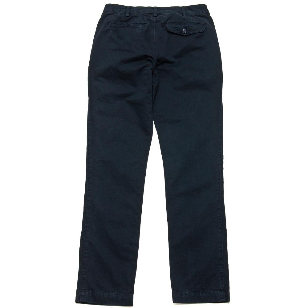 Save Khaki United Classic Twill Trouser Navy at shoplostfound, back