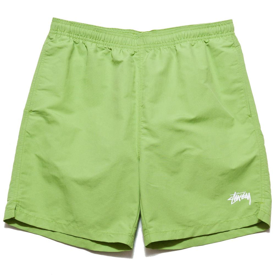 Stüssy Stock Water Short Lime at shoplostfound, front
