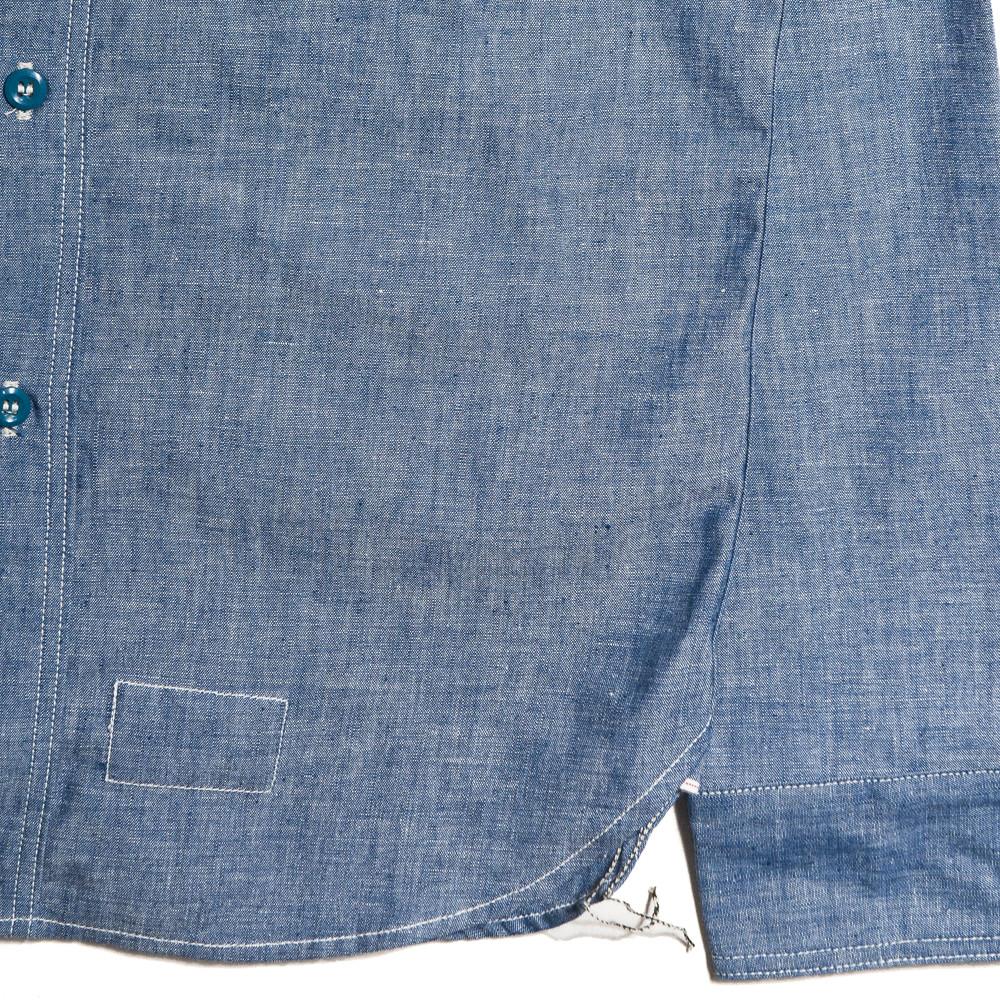 The Real McCoy’s MS10102 U.S. Navy Chambray Shirt at shoplostfound in Toronto, hem