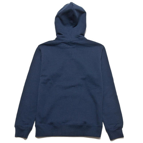 The Real McCoy's 10oz Sweat Parka Navy MC13022 at shoplostfound, front