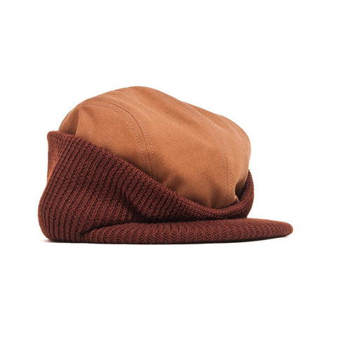 The Real McCoy's 8HU Blizzard Cap Brown at shoplostfound, front