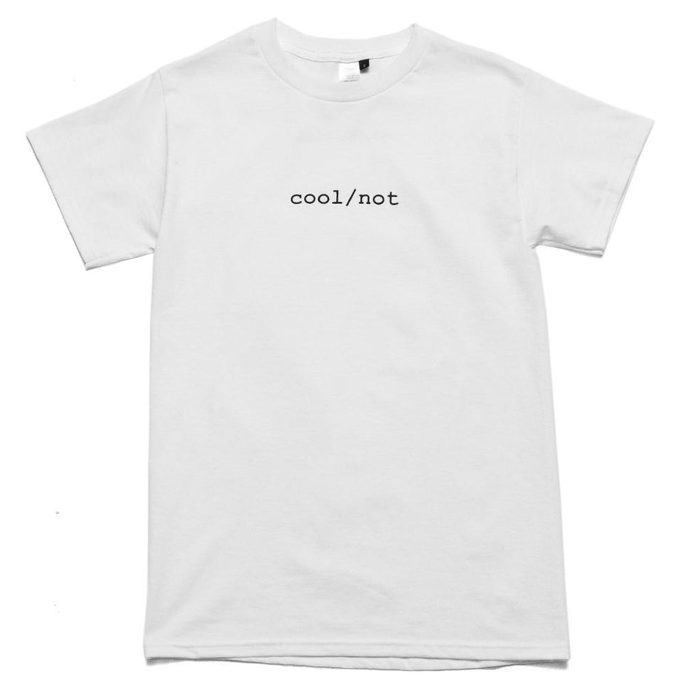 Untradition Cool/Not Tee White at shoplostfound, front
