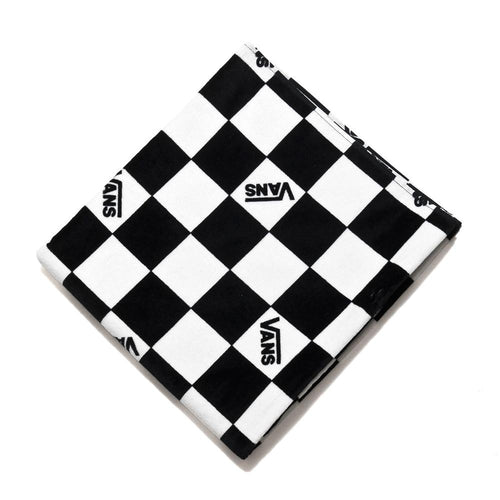 Vans Checkerboard Beach Towel Black/White at shoplostfound, front