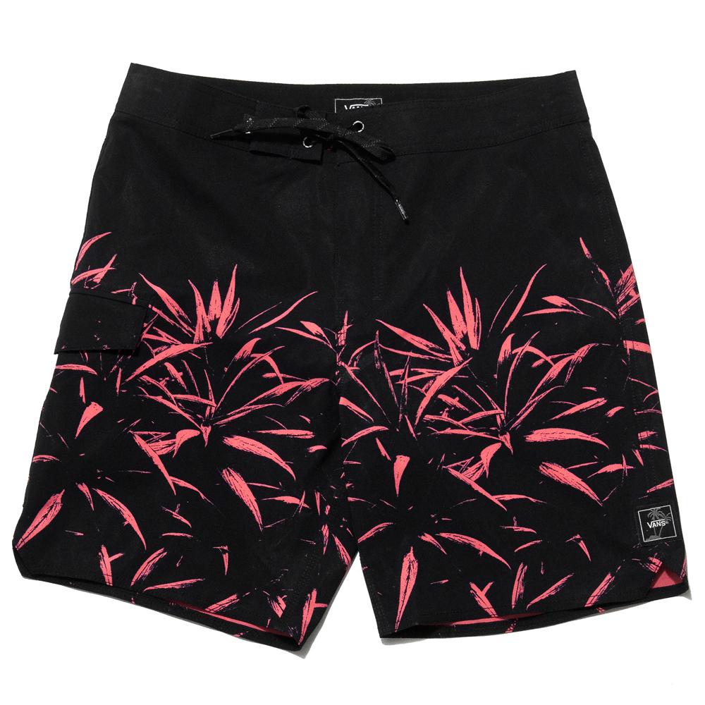 Vans Scallop Boardshort Pink Palms at shoplostfound, front