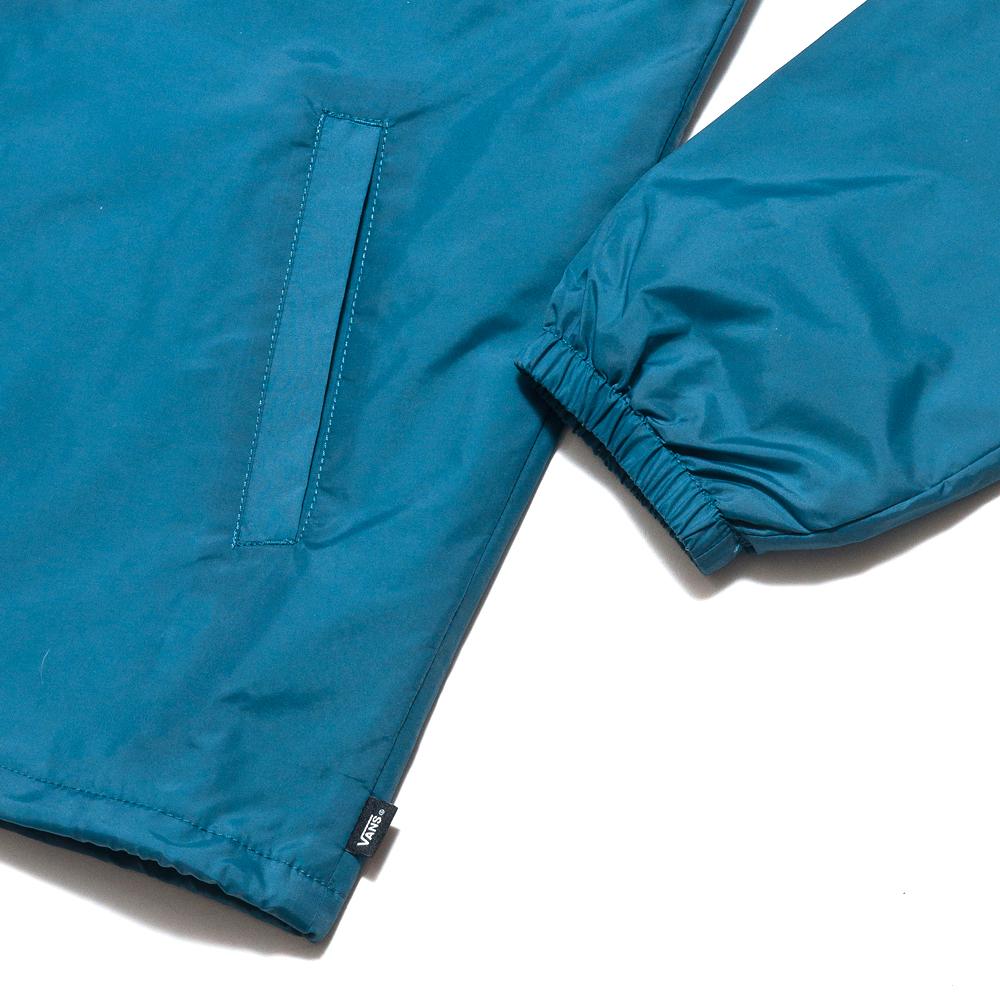 Vans Tight Since 66 Torrey Coaches Jacket Real Teal at shoplostfound, cuff