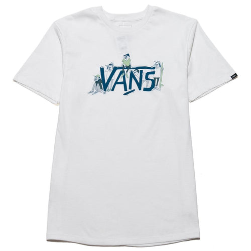 Vans x Yusuke Hanai Yusuke Gang T-Shirt White at shoplostfound, front