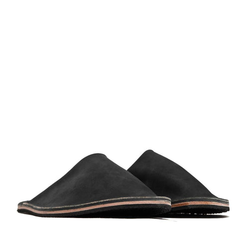 Viberg Black Matte Calf Slides at shoplostfound, 45