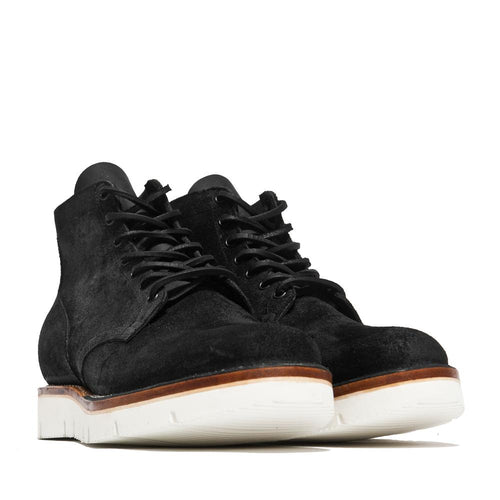 Viberg Charcoal Chamois Roughout Service Boot at shoplostfound, 45