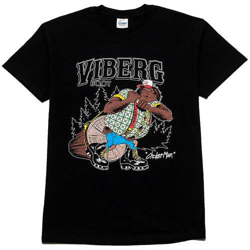 Viberg Choker Man T-Shirt Black at shoplostfound, front