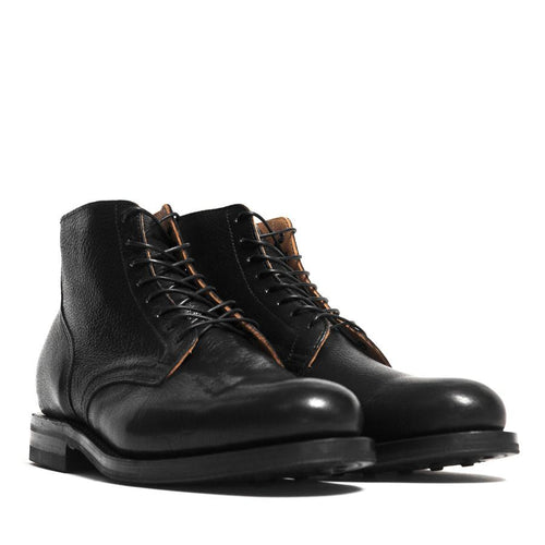 Viberg Black Goat Service Boot at shoplostfound in Toronto, 45